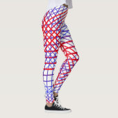 Rot Blau Leggings (Rechts)