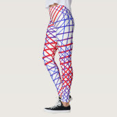 Rot Blau Leggings (Links)