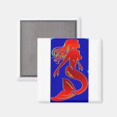 Rot-Blau-Magnet Magnet (Vorderseite/Rückseite)