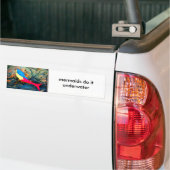 Rot-Blau-Meerjungfrau Autoaufkleber (Auf Lkw)