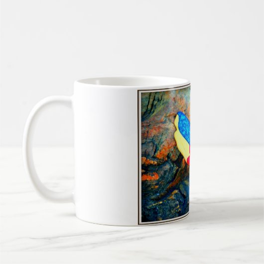 Rot-Blau-Meerjungfrau Kaffeetasse (Links)