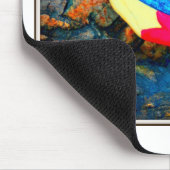 Rot-Blau-Meerjungfrau Mousepad (Ecke)