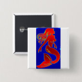 Rot-Blau-Merkzettel Button (Vorne & Hinten)