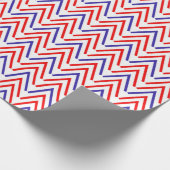 Rot-Blau-Muster Geschenkpapier (Ecke)
