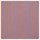 Rot-Blau-Muster Stoff (Muster)