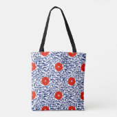 Rot-Blau-Muster Tasche (Rückseite)