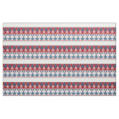 Rot-Blau-Ornament Stoff (Yard (91,4 cm))
