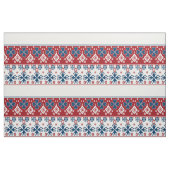Rot-Blau-Ornament Stoff (Fat Quarter (45,7 x 55,9 cm))