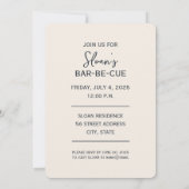 Rot-Blau-Party Einladung (Rückseite)