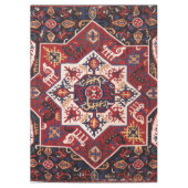 Rot & Blau Persisches Design Tischdecke (Vorderseite)