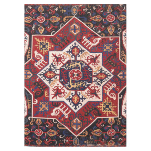 Rot & Blau Persisches Design Tischdecke
