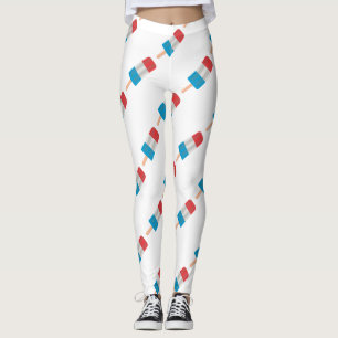 Rot-Blau-Popsikel Leggings
