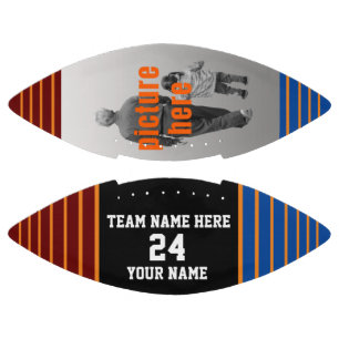 Rot Blau Schwarz Name Nummer Team Foto Football
