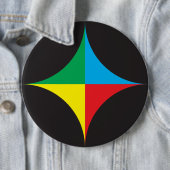 Rot-Blau-Stern Button (Beispiel)