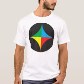 Rot-Blau-Stern T-Shirt (Vorderseite)