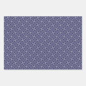 Rot, Blau und Weiß Moderne, einfach Geschenkpapier Set (Vorderseite 2)