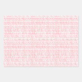 Rot, Blau und Weiß Moderne, einfach Geschenkpapier Set (Vorderseite)