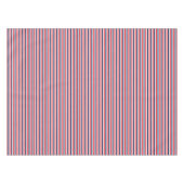 Rot, blau und weiß Streifen Tischdecke (Vorderseite (Horizontal))
