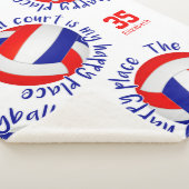 Rot-Blau-Volleyballplatz Sherpadecke (3/4)