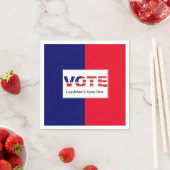 Rot/Blau wählen Serviette (Beispiel)