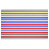 Rot Blau Weiß Streifen Design Stoff (Yard (91,4 cm))