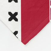 Rot-blau-weiße nationale Patriotische Hintergrund. Fleecedecke (Ecke)