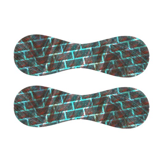 Rot blaue Flecken, Kratzer, Gitter oder Backstein Baseball (Paneele)