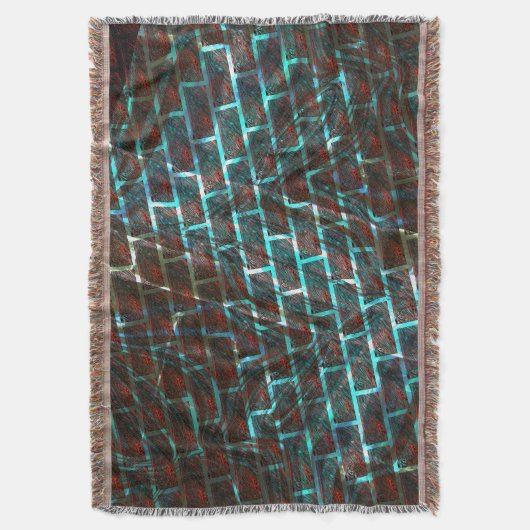 Rot blaue Flecken, Kratzer, Gitter oder Backstein  Decke (Vorderseite Vertikal)