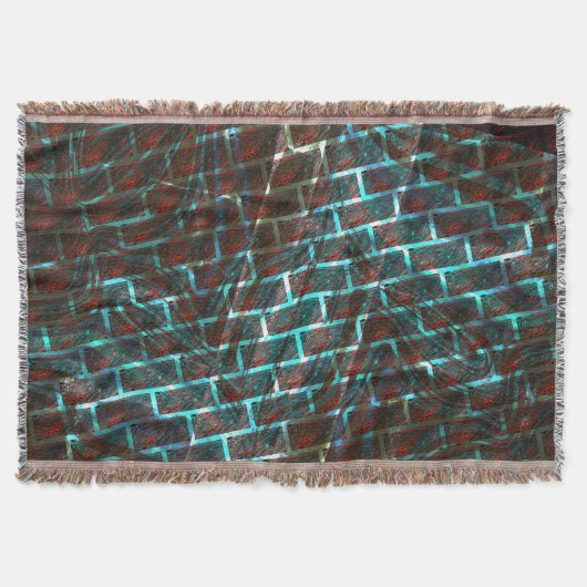 Rot blaue Flecken, Kratzer, Gitter oder Backstein Decke (Vorderseite)