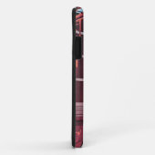 Rot blaue Kopenhagener Fenster reflektieren digita Case-Mate iPhone Hülle (Hinten/Rechts)