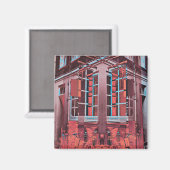 Rot blaue Kopenhagener Fenster reflektieren digita Magnet (Vorderseite/Rückseite)