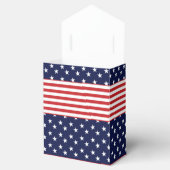 Rot-blaue Stars und Streifen Gastgeschenk Boxen Geschenkschachtel (Geöffnet)