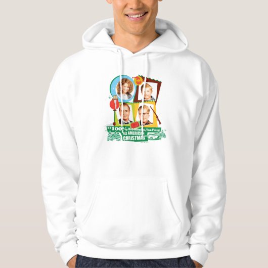 rot blutbedacht, zwei Fisted, ganz amerikanisch We Hoodie (Vorderseite)