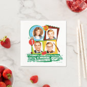 rot blutbedacht, zwei Fisted, ganz amerikanisch We Serviette (Beispiel)