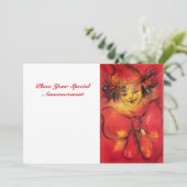 ROT BOW, gelb weiß Ankündigung (Stehend Vorderseite)