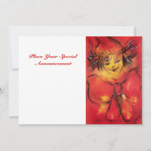 ROT BOW, gelb weiß Ankündigung