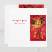 ROT BOW, gelb weiß Ankündigung (Vorne/Hinten)