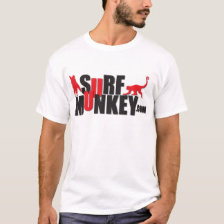 Rot - Brandung Munkey Anschlagtafelentwurf #2 T-Shirt