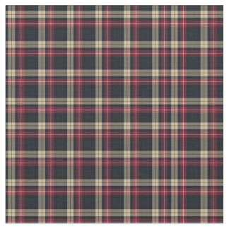 Rot, braun Kariert, Schwarzer Tartan; Muster Stoff