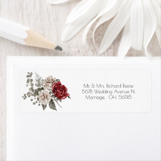 Rot-braun-Rose Wasserfarben (Insitu)