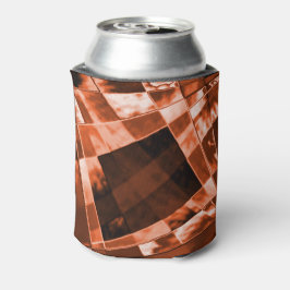 Rot-braunes, schmales Quadrat und Rechtecke Dosenkühler
