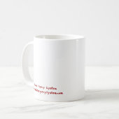 Rot canoes Tasse (Vorderseite Links)