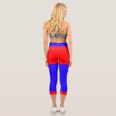 Rot Capri Leggings (Rückseite)