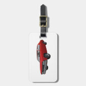 Rot Chevelle 1968 SS: Gepäckanhänger (Vorderseite vertikal)