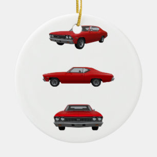 Rot Chevelle 1968 SS: Keramikornament