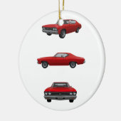 Rot Chevelle 1968 SS: Keramikornament (Links)