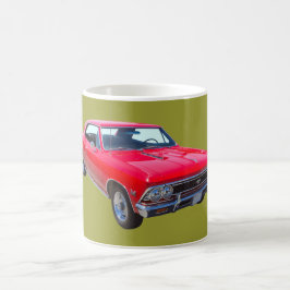 Rot Chevy 1966 Chevelle SS 396 Kaffeetasse