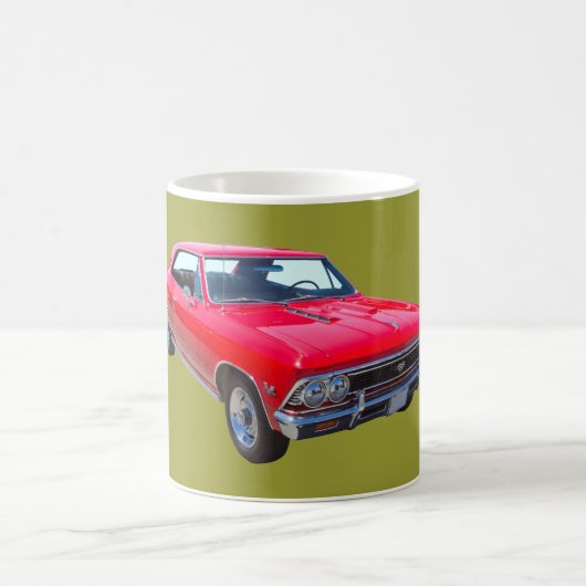 Rot Chevy 1966 Chevelle SS 396 Kaffeetasse (Mittel)