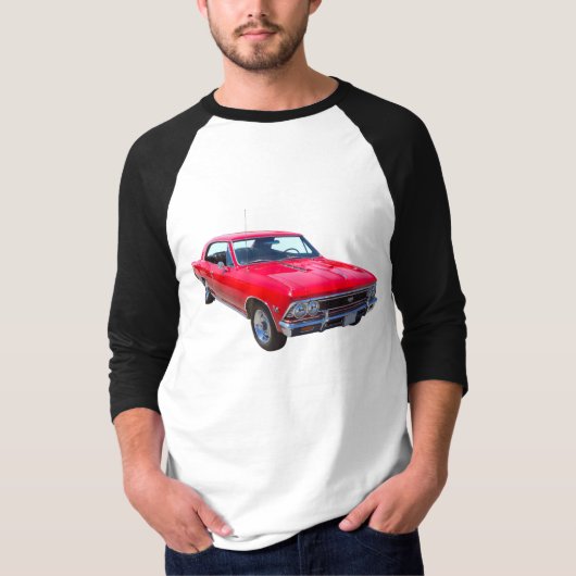 Rot Chevy 1966 Chevelle SS 396 T-Shirt (Vorderseite)