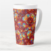 Rot | Chic Faux-Opal Milchtasse (Rechte Ecke)